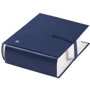 Sammelmappe Balacron, mit Einschlagklappe, dunkelblau Oxford 100725677 (3334381038169)