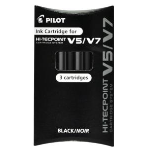 Tintenpatronen für Tintenroller V5/ V7, schwarz PILOT 444432 (4902505444432)