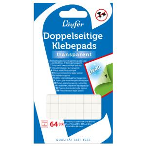 Klebepads, wieder ablösbar, transparent Läufer 99150 (4006677991500)