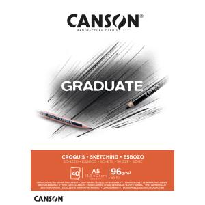 Studienblock GRADUATE SKIZZE, DIN A5 CANSON C400110361 (3148950009210)