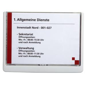Türschild CLICK SIGN, DIN A5, dunkelblau DURABLE 4866-07 (4005546405469)