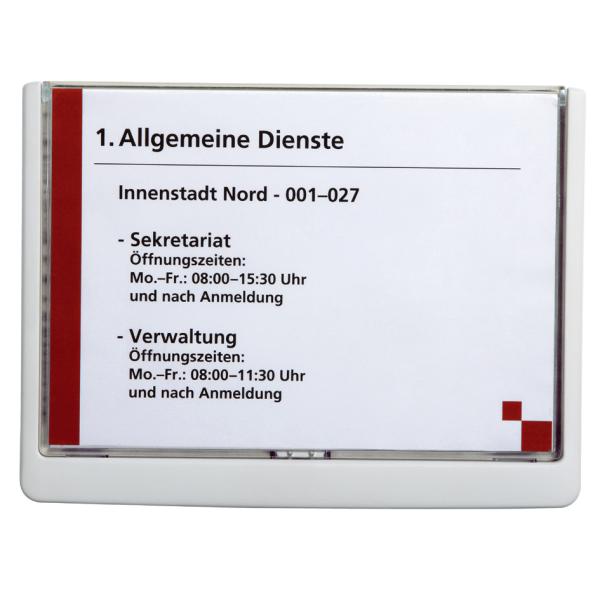 Türschild CLICK SIGN, DIN A5, dunkelblau DURABLE 4866-07 (4005546405469)