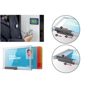 Ausweishalter PUSHBOX DUO, transparent DURABLE 8921-19 (4005546808789)