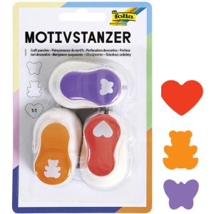 Motivstanzer 'Ganzjahresmotive', klein, Set 4 folia 7022 (4001868070224)