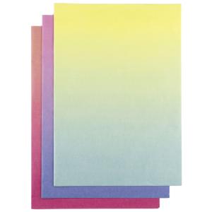 Seidenpapier, 500 x 700 mm, 20 g/ qm, Regenbogenverlauf folia 90078 (4001868132700)