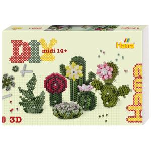 midi Art 'Sukkulenten', Geschenkpackung Hama Bügelperlen 3622 (0028178036225)