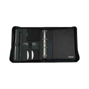 Ringbuchmappe 'RIMINI', A4, Lederimitat, schwarz Alassio 31502 (4021068315024)