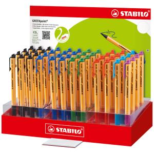 Faserschreiber GREENpoint, 48er Display STABILO 6088/48-1 (4006381516082)