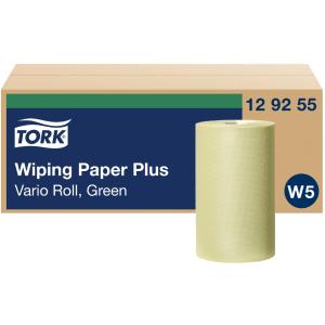 TORK Mehrzweck-Putzrolle, 2-lagig, grün, 55 m - stark tork 129255 (7310791161709)