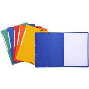 Eckspannermappe, DIN A4, aus Karton, rot EXACOMPTA 55415E (3130630554158)