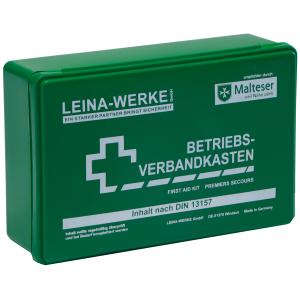 LEINA Betriebsverbandkasten, Inhalt DIN 13157, grün REF 20001 (4011166200018)
