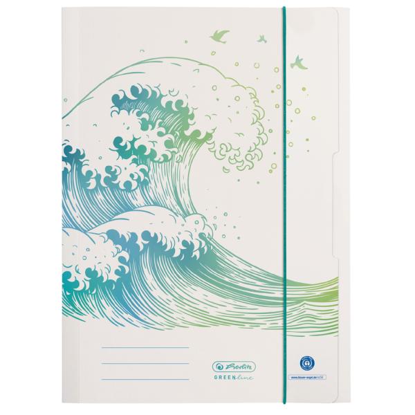 Sammelmappe GREENline Ginkgo, A4 herlitz 300006056 (4008110261027)