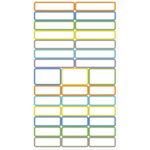 Stift-Etiketten, selbstklebend, farbig sortiert APLI kids 17808 (8410782178088)
