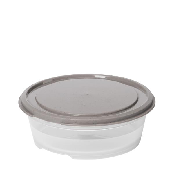 Frischhaltedose, rund, 0, 45 L, grau / transparent smartstore 793770 (6411767937708)
