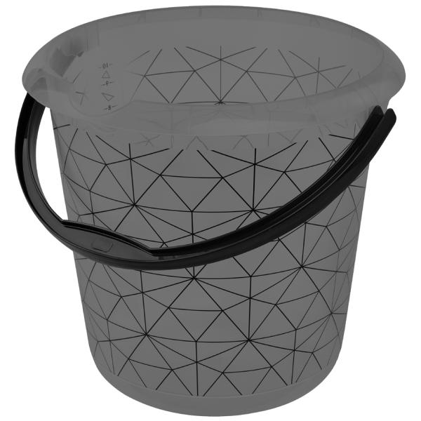 Deco-Putzeimer ilvie 'polygon', rund, 10 Liter keeeper 1260082721700 (4052396081206)