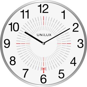 Wanduhr OUTDOOR metallgrau  35,5 cm UNILUX 400094566 (3595560025053)