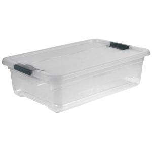 Aufbewahrungsbox 'cornelia', 28 Liter, crystal-grey keeeper 1042982700000 (4052396083057)