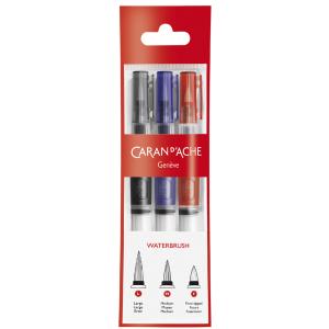 Aquarellpinselstift mit Wasserreservoir, 3er Set CARAN D'ACHE 115.303 (7630002329132)