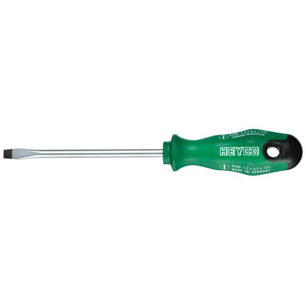 Schraubendreher, Schlitz 1, 0 x 5, 5 x 100 mm, 2K-Heft HEYCO 04530010080 (4024089165470)