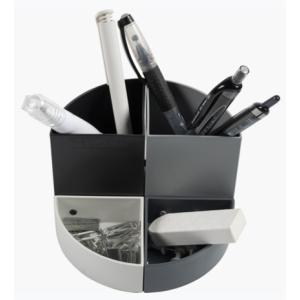 Multiköcher 'THE QUARTER', 4 Fächer, schwarz/ grau EXACOMPTA 68294D (9002493094604)