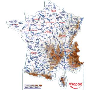 Schablone Frankreich-Landkarte, Inhalt: 2 Stück Maped 255400 (3154142554000)
