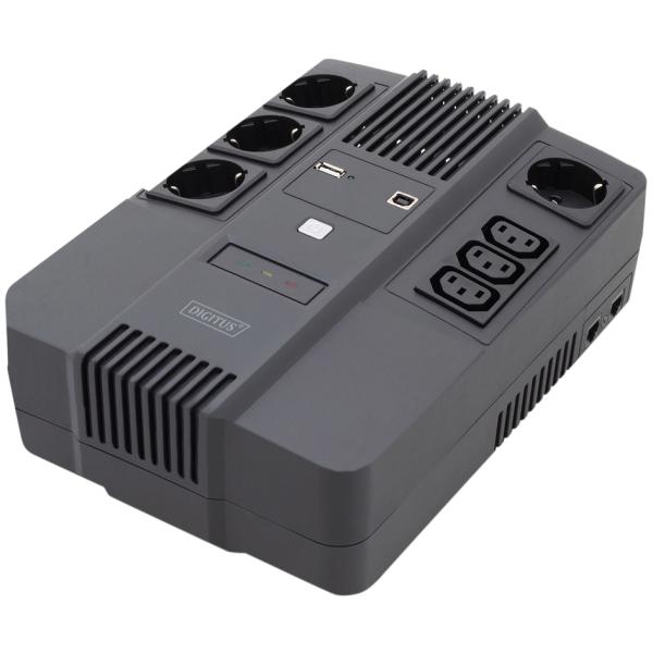 All-in-One USV, 800VA/ 480W, LED DIGITUS DN-170111 (4016032456582)