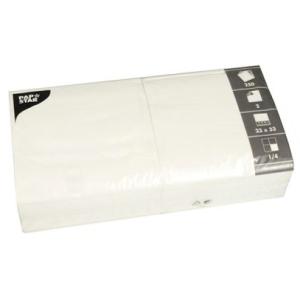 Lunch-Servietten, 330 x 330 mm, 2-lagig, weiß PAPSTAR 14486 (4002911144862)