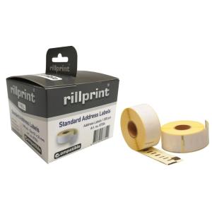 Rollenetiketten, 57 x 32 mm, weiß, permanent rillprint 87354 (8712794873549)