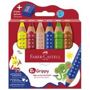 Faber-castell Grippy Malset Farbsortiert, 6 St. 110635 (4005401106357)