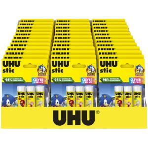Klebestift stic SONIC, 3x 8, 2 g, 36er Display UHU 7006082 (4026700135541)