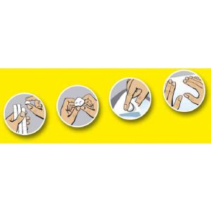 Klebepads patafix SONIC, wieder ablösbar, weiß UHU 9000337 (4026700135589)