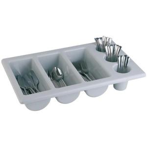 Besteckbehälter GN 1/ 1, mit 6 Fächern, grau APS 11960 (4004133119604)
