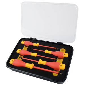 BRÜDER MANNESMANN VDE-Schraubendreher-Satz-Box, 5-tlg 11221 (4003315715245)