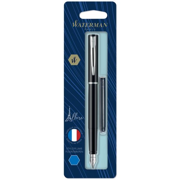 Füllhalter Allure Schwarz C.C., Blisterkarte WATERMAN 2029061 