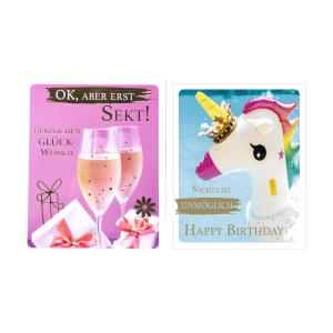 Geburtstagskarte Snapshot 'Lampions' SUSY CARD 40054629 (4050498333223)