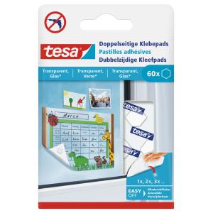 Klebepads, transparent, beidseitig klebend, sechseckig tesa 77731-00000-01 (4042448340238)