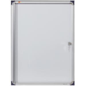 Schaukasten, extraflach, Metall-Rückwand, 2 x DIN A4 nobo 1901798 (5028252158732)