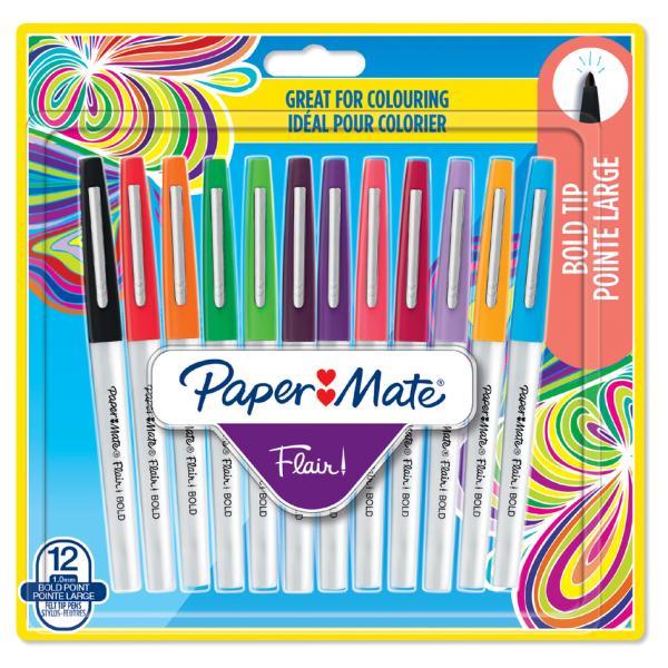Paper:Mate Faserschreiber Flair BOLD, 12er Blister PAPER:MATE 2138474 (3026981384745)