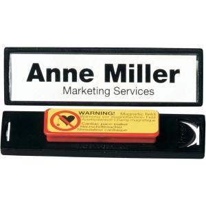Namensschild Clip-Card, mit Magnet, 67 x 17 mm DURABLE 8132-01 (4005546889061)
