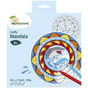 Malbuch 'Graffy Pop Mandala', Boy My Mandarine GY028O (3609510520281)
