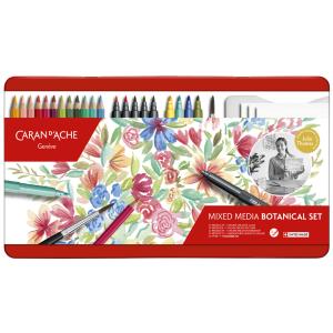 Mixed Media BOTANICAL SET, 24-teilig CARAN D'ACHE 3000.123 (7630002353656)