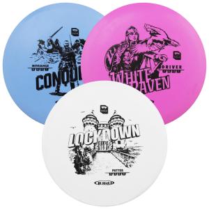 Guru Disc Golf Starter-Set, 3-teilig SCHILDKRÖT 970361 (7073075001756)
