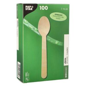 Holz-Löffel 'pure', gewachst, Länge: 160 mm PAPSTAR 89119 (4002911891193)