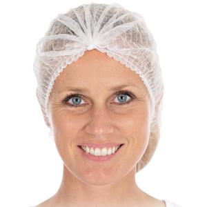 PP-Klipp-Haube, PP-Vlies, weiß HYGOSTAR 1210 (4015544121308)