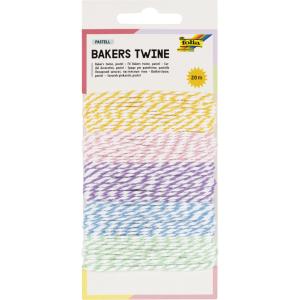 Dekoschnur/ Bäckerkordel 'Bakers Twine PASTELL', 20 m folia 12211 (4001868074123)