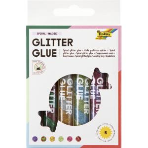 Glitzerkleber 'Glitterglue SPIRAL MAGIC', sortiert folia 575 (4001868052640)