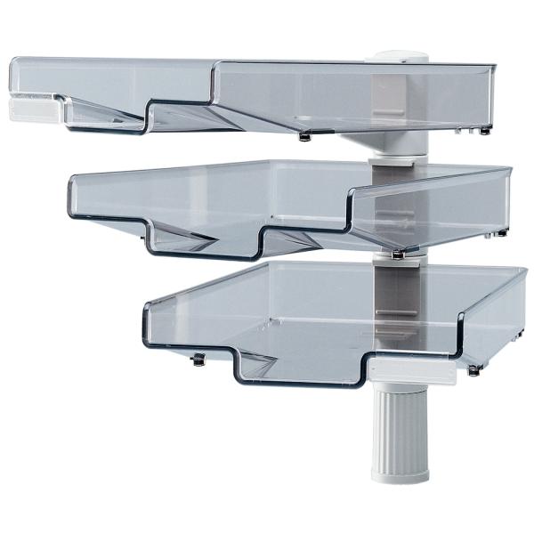 Schwenkflügler mit 3 Schalen, lichtgrau Hansa h5033002 (4011028007670)