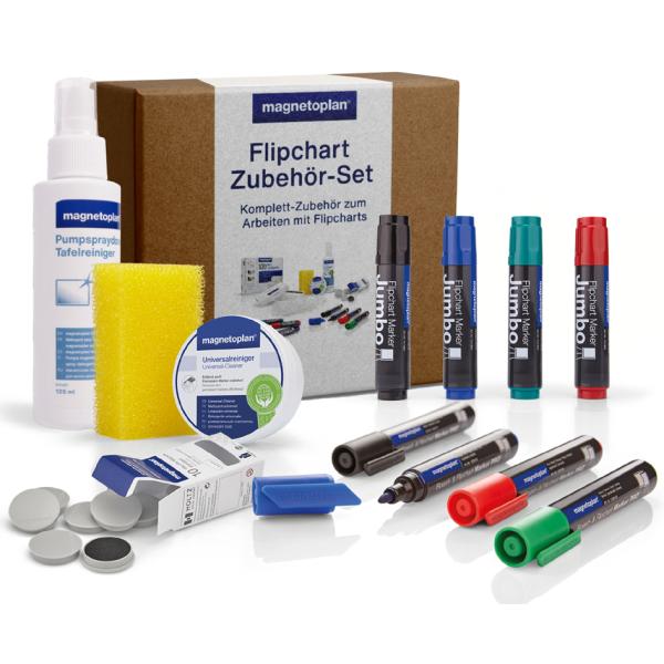 Flipchart Zubehör-Set magnetoplan 12299F (4013695015767)