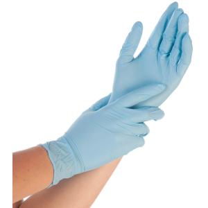 Nitril-Handschuh CONTROL, M, blau, gepudert HYGOSTAR 2605 (4015544960501)