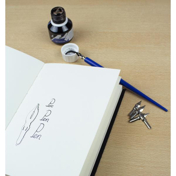 Tinte, im Glas, 50 ml, schwarz kangaro K-7950 (8712127086066)